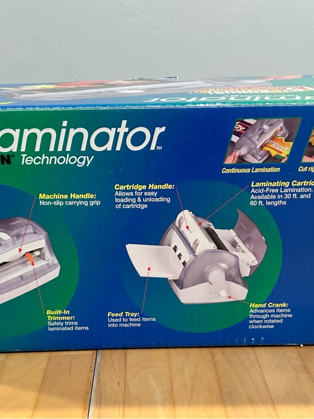 XYRON BUNDLE - Open Box Laminator plus NEW Two-Sided Laminate Refill Cartridge